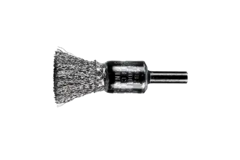 End brushes crimped coated head, shank-mounted 2