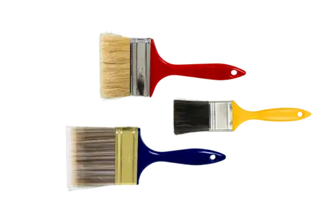 Brush crimped paintbrush, manual use