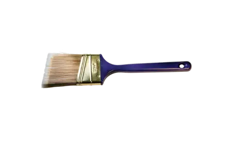 Brush crimped paintbrush, angled, manual use