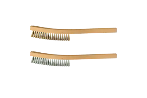 Fine brushes crimped curved, manual use