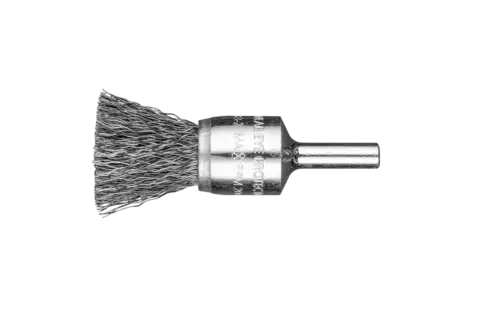 Cup brushes crimped, universal, shank-mounted 1