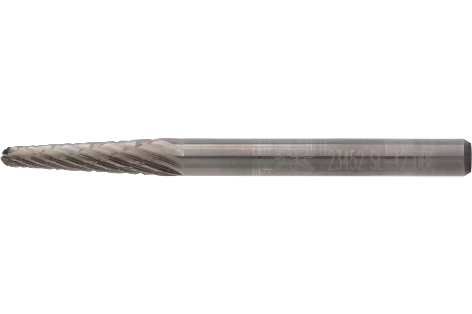 Carbide Bur SL-42 14° Taper Double Cut 1/8" x 1/2" x 1/8" Shank 1