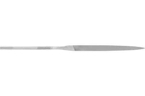 Precisie-naaldvijl mesvorm 140 mm Zwitserse kap 2, middel-fijn