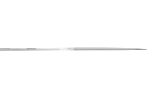Lima de aguja de precisión triangular 200 mm corte suizo 0, basta 1