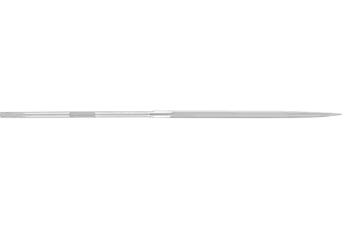 Lima de aguja de precisión forma de lengua de pájaro redonda-ovalada 180 mm corte suizo 0, basta 1
