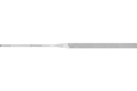 Precisie-naaldvijl platstomp, ronde kant 160 mm Zwitserse kap 2, middel-fijn 1