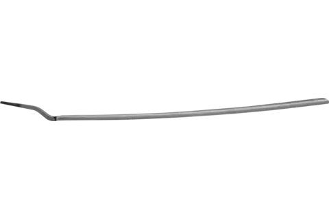 Lima de carrocero con espiga, curvada y abombada, plana paralela 350 mm, corte 3, para mecanizado fino 3