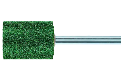 Vitrified Mounted Point, ALU, 3/4 x2, 80 Grit, W222, Silicon Carbide, 1/4" Shank 1