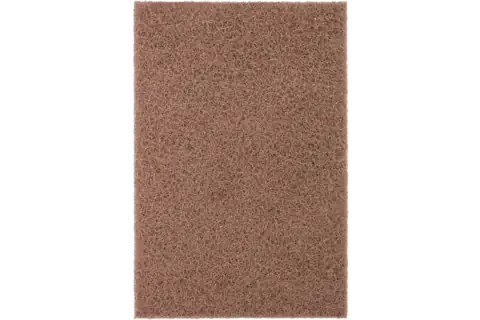 POLIVLIES® Hand Pad, 6" x 9, Tan, 100 Grit, Medium, Aluminum oxide 1