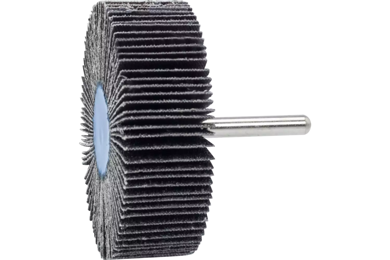 Mounted Flap Wheel, 3" x 1, 60 Grit, 1/4" Shank, Silicon carbide 1