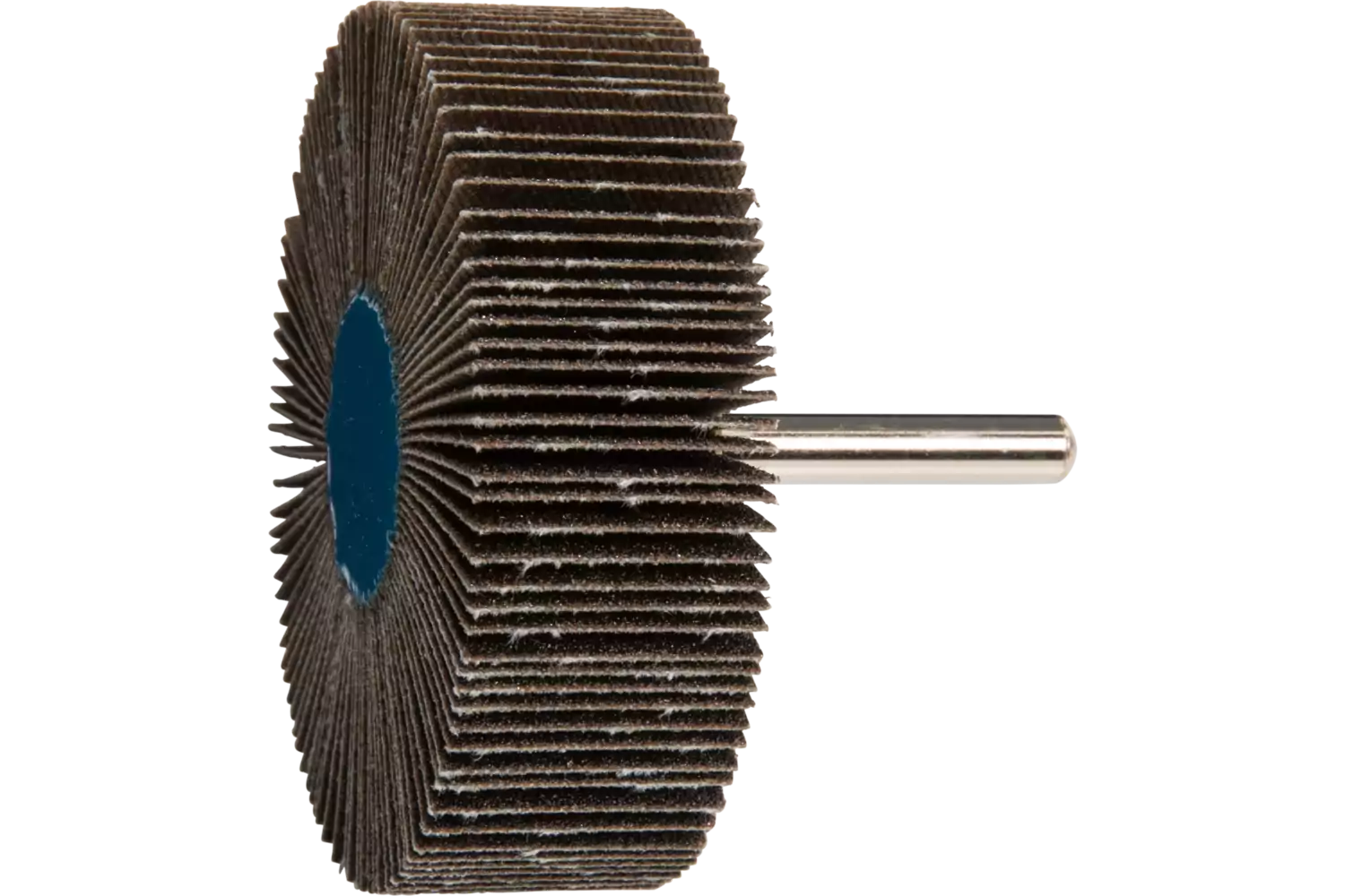 Mounted Flap Wheel, 3" x 1, 80 Grit, 1/4" Shank, Silicon carbide 2