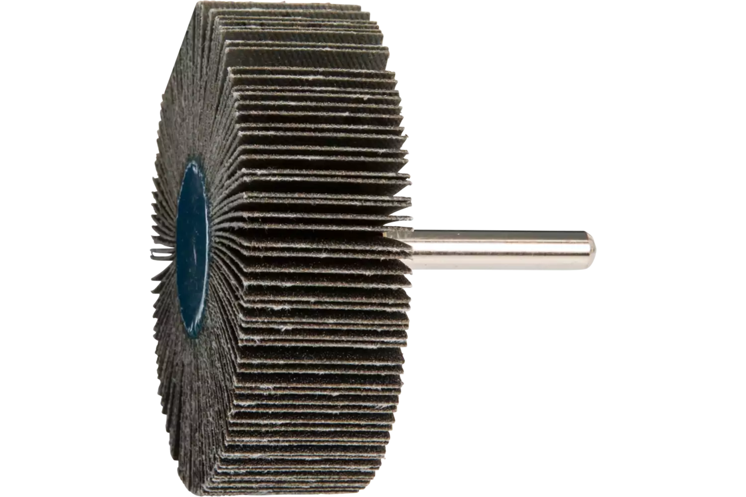 Mounted Flap Wheel, 3" x 1, 120 Grit, 1/4" Shank, Silicon carbide 2