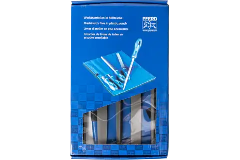 machinist's file set WRU 5-piece in plastic pouch 250mm cut 3 for precision processing and finishing 1