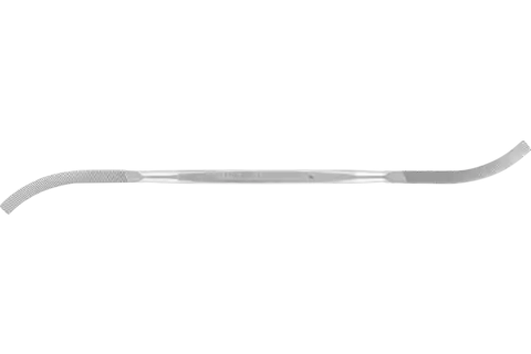Präzisions-Riffelfeile Typ 608 180mm Schweizer Hieb 0, grob 1