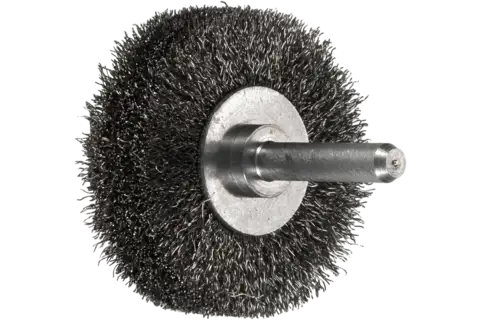 Wheel brushes crimped INOX-TOTAL, shank-mounted 2