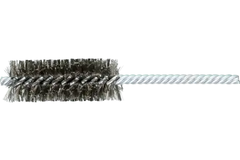 Power Tube Brush 1" Dia. .006 Stainless Steel Wire 1/4" Stem DS/DS 1