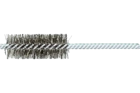 Power Tube Brush 1" Dia. .010 Stainless Steel Wire 1/4" Stem DS/DS 1