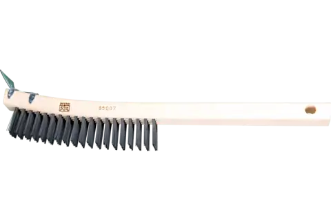 Brosse à main à poignée longue et grattoir, HBU, 4 rangées, fil d’acier Ø 0,30 mm, utilisation universelle 1