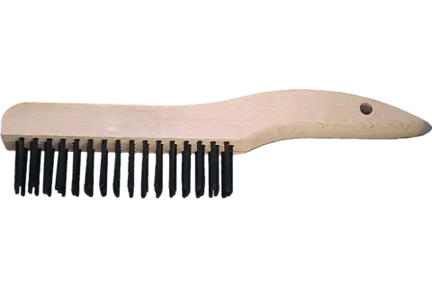 Brosse à main à poignée courbée, HBU, 4 rangées, fil d’acier Ø 0,30 mm, utilisation universelle 1