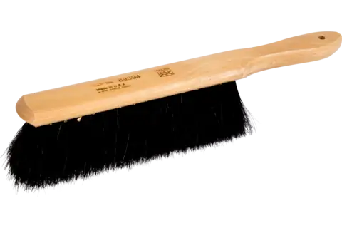 Counter Duster - Fine Sweep 9" Black Horsehair Fill 2-1/4" Trim 1