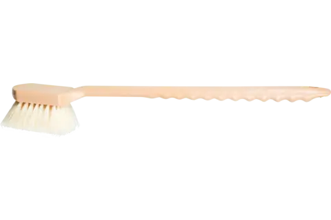 Long Handle Fender Brush Cream Colored Synthetic Fill 1