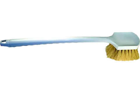 Brosse carrosserie à manche long, 546 mm, poils en tampico blanc 1