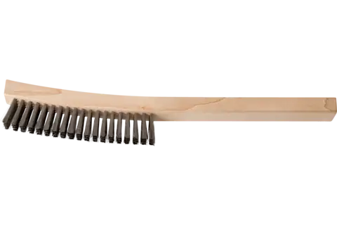 Brosse à main à poignée longue, HBU, 4 rangées, fil d’acier inoxydable, utilisation universelle 1