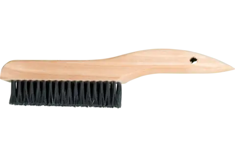 Brosse à main à poignée courbée, HBU, 4 rangées, fil d’acier, utilisation universelle 1