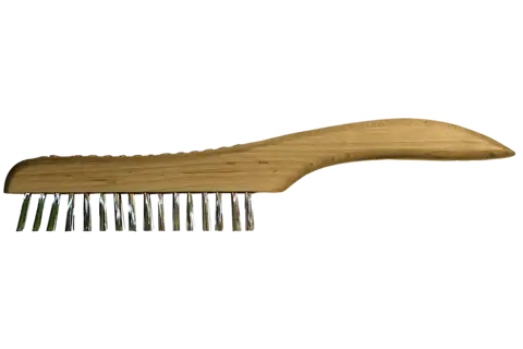 Brosse à main étroite à poignée courbée, HBU, 1 rangée, fil d’acier, utilisation universelle 1