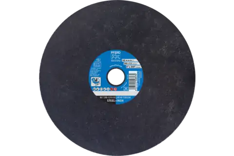 Laboratory cut-off wheel T 200x1.0x20.0 mm Performance Line SG LAB HD STEELOX for steel/stainless steel 1