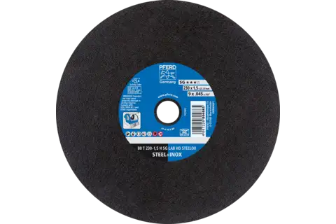 Laboratory cut-off wheel T 230x1.5x22.23 mm Performance Line SG LAB HD STEELOX for steel/stainless steel 1