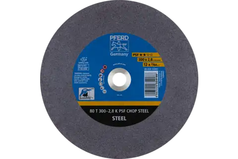 Disco da taglio sega circolare per metallo T 300x2,8x25,4 mm, linea Uni PSF CHOP STEEL per acciaio 1