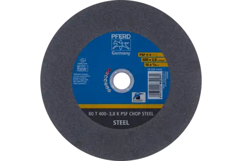 Disco de corte sierra circular de metal T 400x3,8x25,4 mm línea universal PSF CHOP STEEL para acero 1