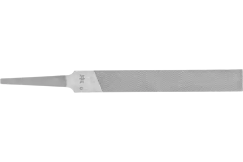 Lima di precisione con codolo, piatta, 100 mm, taglio svizzero 0, grossa 1