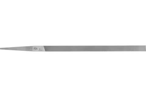 Lima di precisione piatta, sottile, 150 mm, taglio svizzero 0, grossa 1