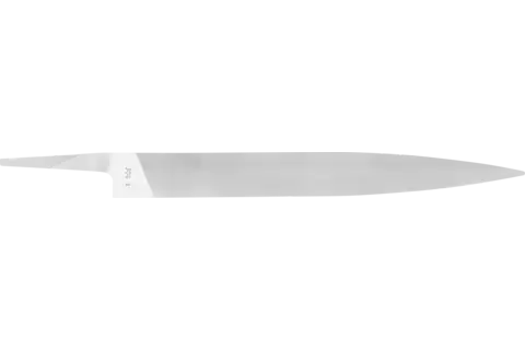 precision tang file knife shape 200mm Swiss cut 2, medium-fine 1
