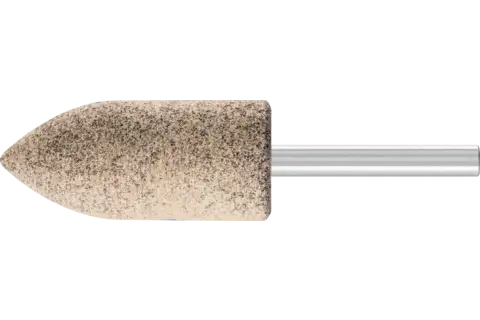 Mola abrasiva INOX forma A 11 Ø 22x50 mm, gambo Ø 6 mm A60 per acciaio inossidabile