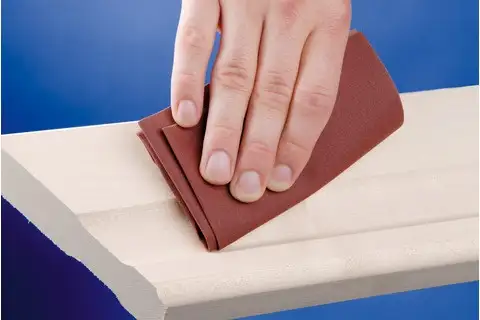 cloth-backed abrasive sheet aluminium oxide 230x280mm BG BR A180 for steel with heavy-duty use 2