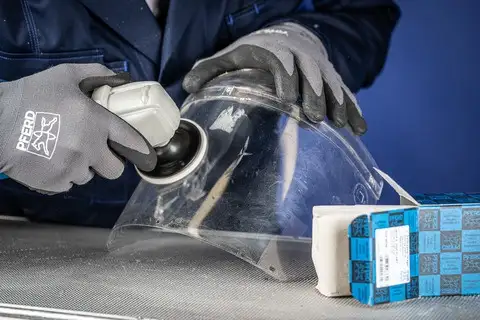 Polierpaste PP für Hochglanzpolitur von Kunststoff Riegel 70x50x140mm 2
