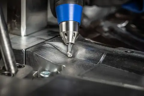 Hardmetalen hoogrendementsstiftfrees MICRO kogelvorm KUD Ø 04x03 mm stift-Ø 3 mm fijnbewerking 2