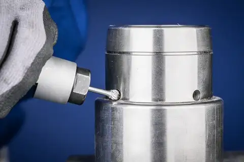 Hardmetalen hoogrendementsstiftfrees INOX kogelvorm KUD Ø 06x05 mm stift-Ø 3 mm voor edelstaal 2