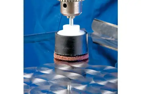 POLINOX tutucu elyaf hareleme diskleri Velcro zımpara çap 40 mm sap çapı 6 mm 3