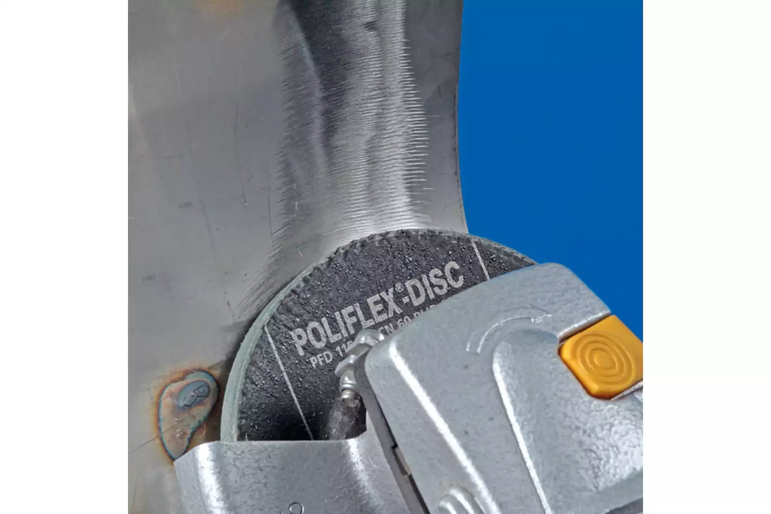 Poliflex Disc PFD Ø 115x14 mm Bohrung-Ø 22,23 mm Bindung PUR Mittelhart SIC60 4