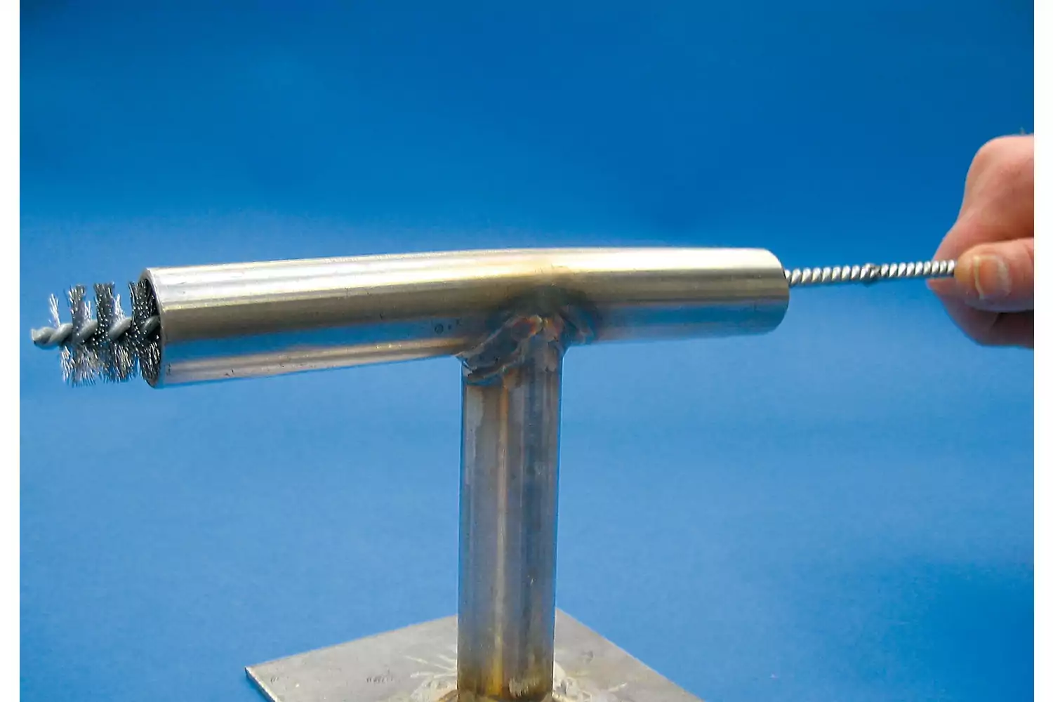 Accesorios de prolongador IBUV para cepillos limpiatubos con rosca 1/2", 300 mm de longitud 2