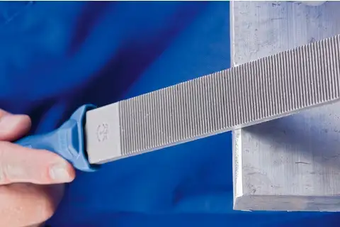 Lima de metal blando plana paralela 250 mm corte 0 para mecanizado de metal blando y plástico 2