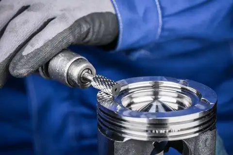 Fresa metallo duro per uso professionale STEEL cilindrica ZYA Ø 10x20 mm, gambo Ø 6 mm per acciaio 2