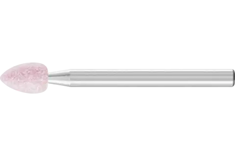 Mola abrasiva STEEL EDGE forma B 45 Ø 5x8 mm, gambo Ø 3 mm A100 per acciaio e fusioni d’acciaio 1