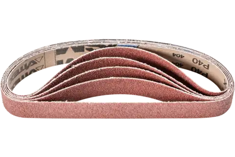 Aluminium oxide abrasive belt BA 30x533 mm A40 for general use with a pipe belt grinder 1