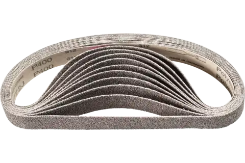 compact grain abrasive belt BA 30x610mm A400 CK for fine grinding with a pipe belt grinder 1