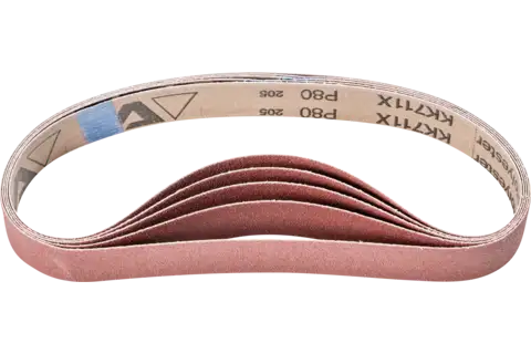 aluminium oxide abrasive belt BA 30x610mm A80 for general use with a pipe belt grinder 1